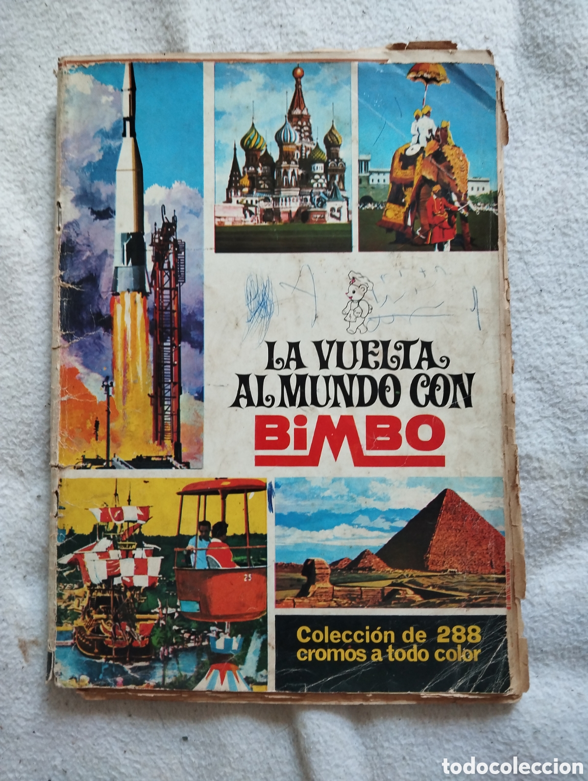 Colecionismo Cadernetas: LA VUELTA AL MUNDO CON BIMBO