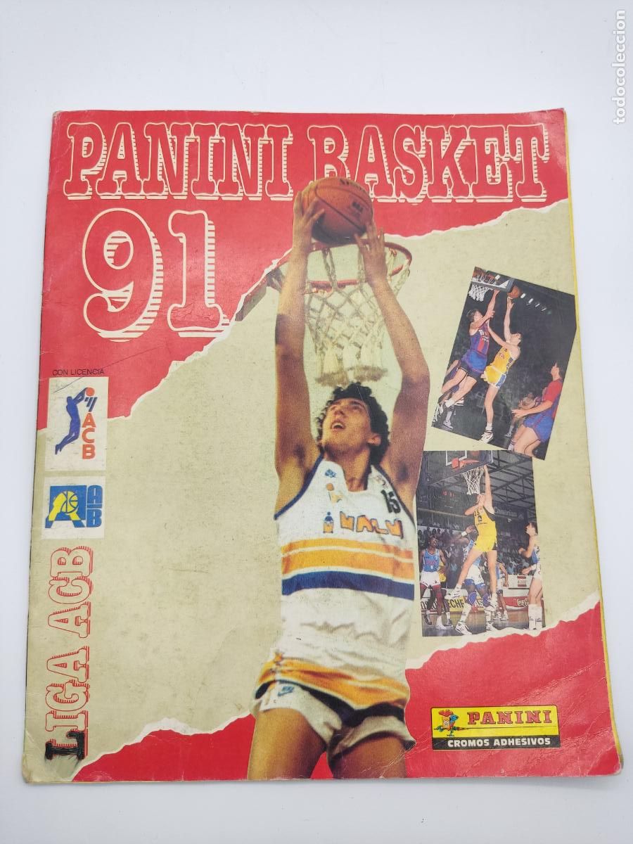 Collectionnisme Albums: ALBUM PANINI BASKET 91 A FALTA DE 1 CROMO
