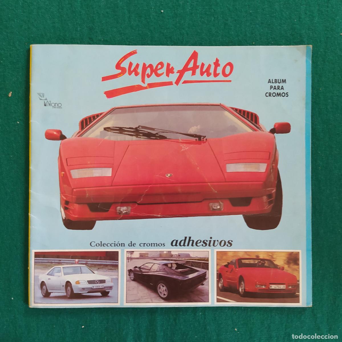 Coleccionismo &aacute;lbumes: SUPER AUTO - Ed. MILANO - 1990 - Foto 1