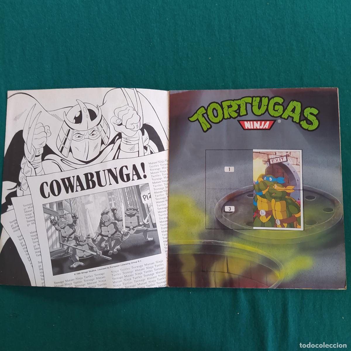 Coleccionismo &aacute;lbumes: TORTUGAS NINJA PANINI - Foto 3