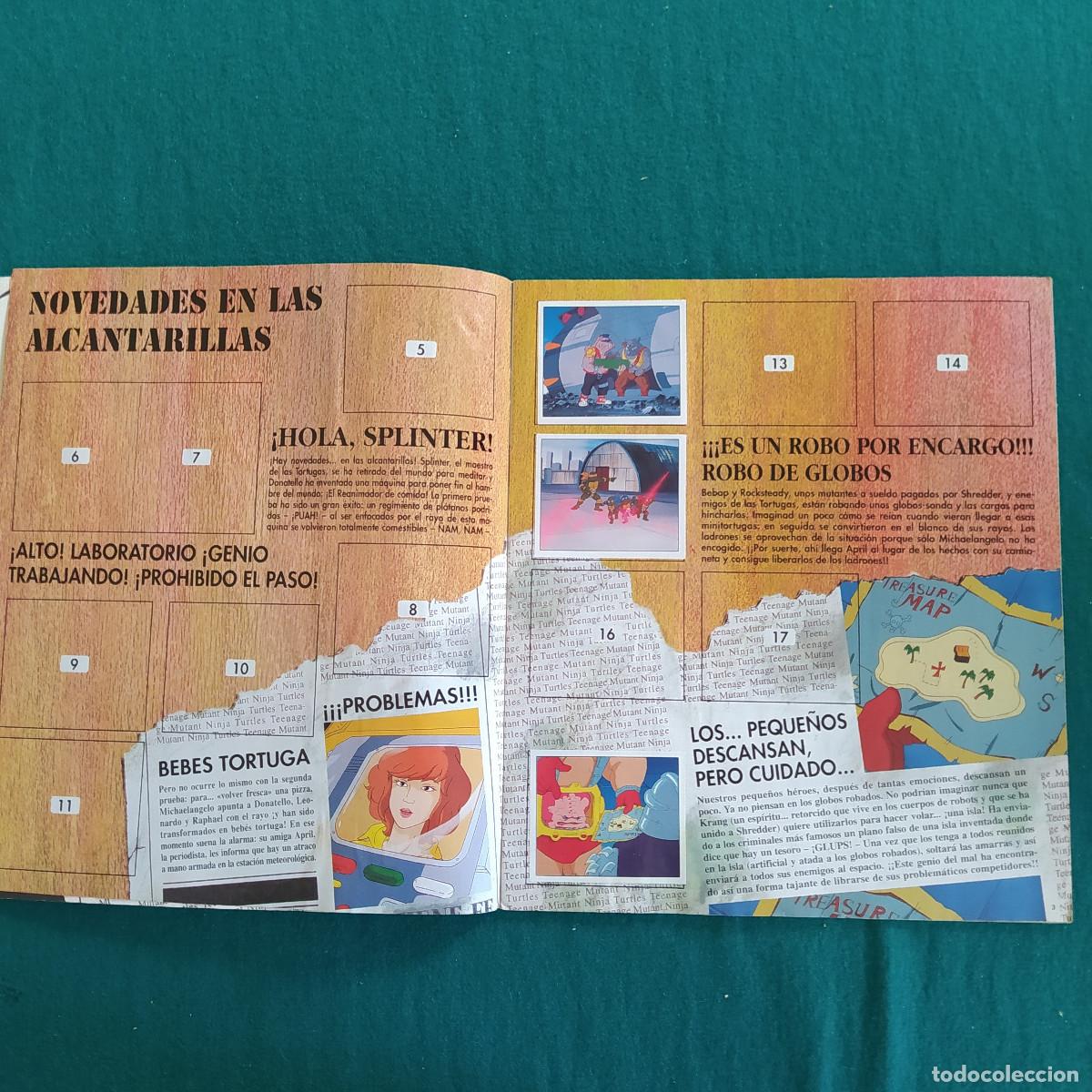Coleccionismo &aacute;lbumes: TORTUGAS NINJA PANINI - Foto 4