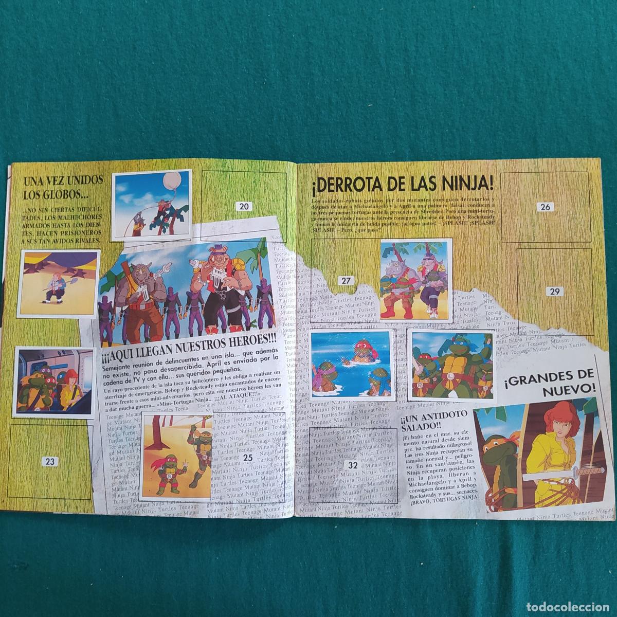 Coleccionismo &aacute;lbumes: TORTUGAS NINJA PANINI - Foto 5