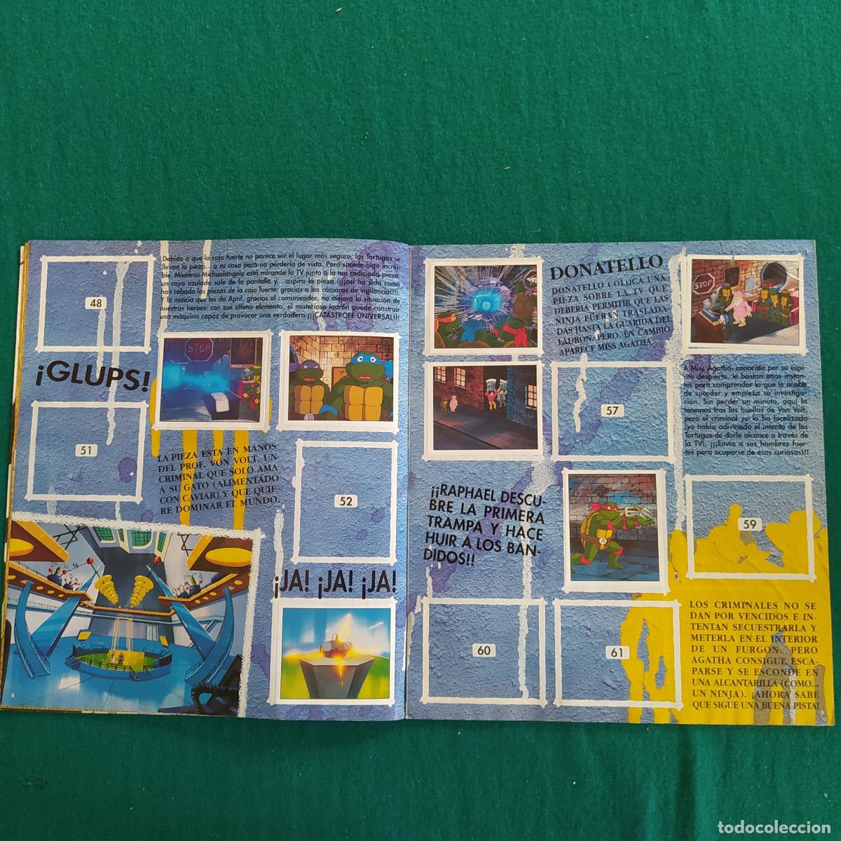 Coleccionismo &aacute;lbumes: TORTUGAS NINJA PANINI - Foto 7