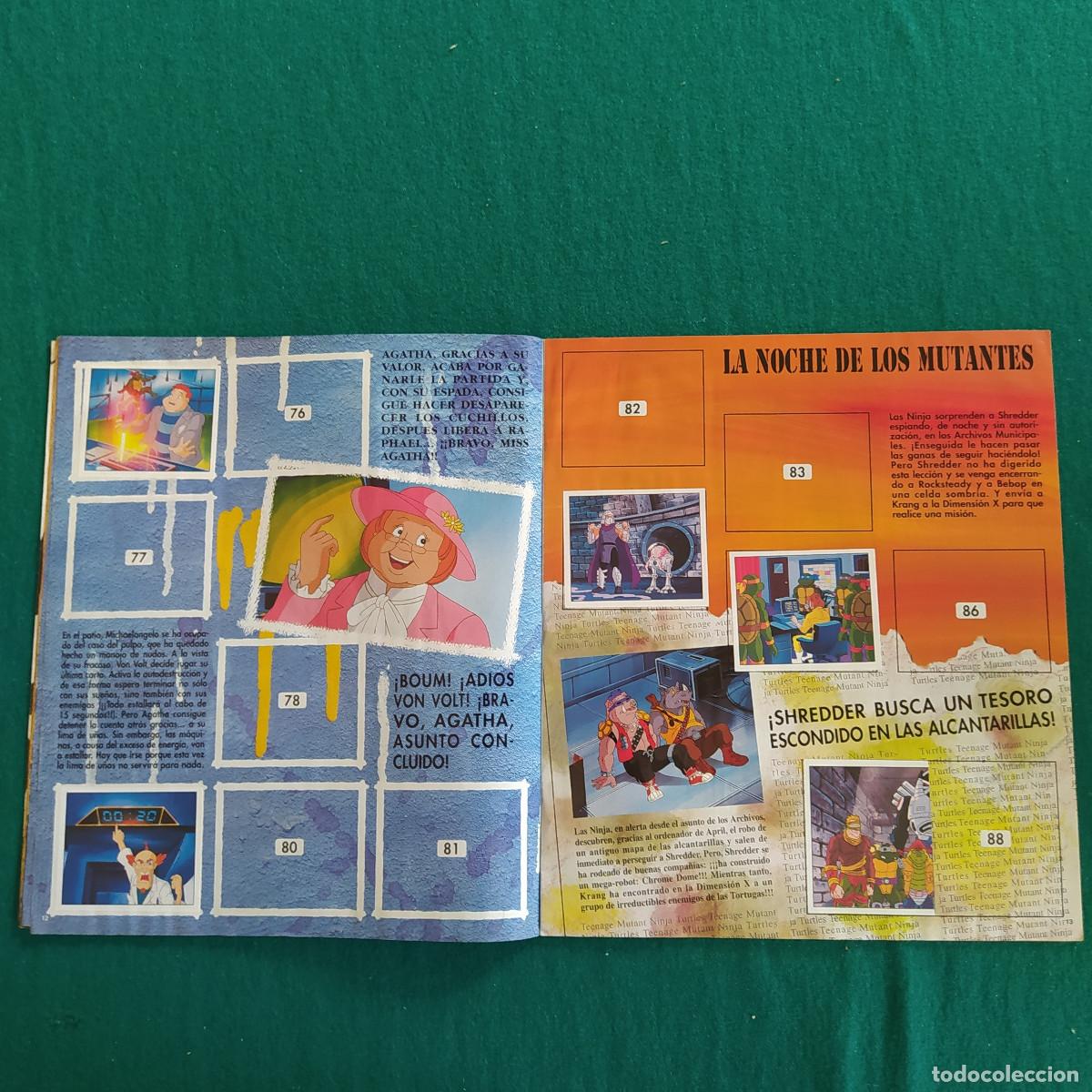 Coleccionismo &aacute;lbumes: TORTUGAS NINJA PANINI - Foto 9