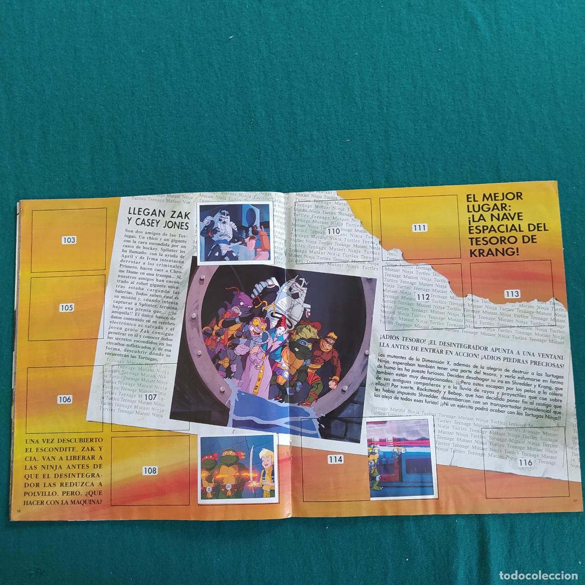Coleccionismo &aacute;lbumes: TORTUGAS NINJA PANINI - Foto 11