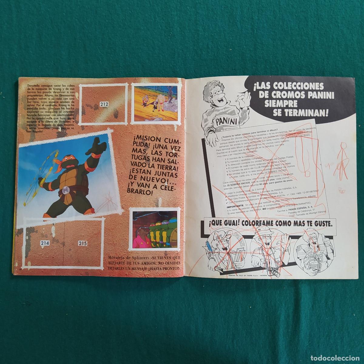 Coleccionismo &aacute;lbumes: TORTUGAS NINJA PANINI - Foto 19