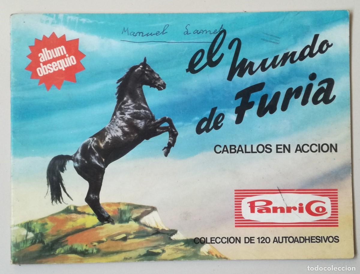 Coleccionismo &Aacute;lbumes: Album El mundo de Furia, Panrico - Contiene 18 cromos