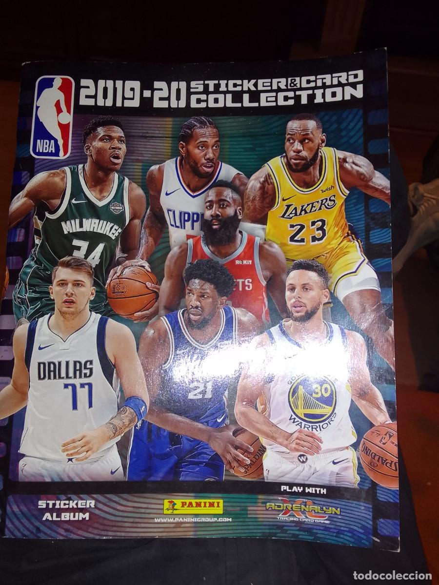 Collectionnisme Albums: Album NBA basket 2019/20 con 56 cromos pegados