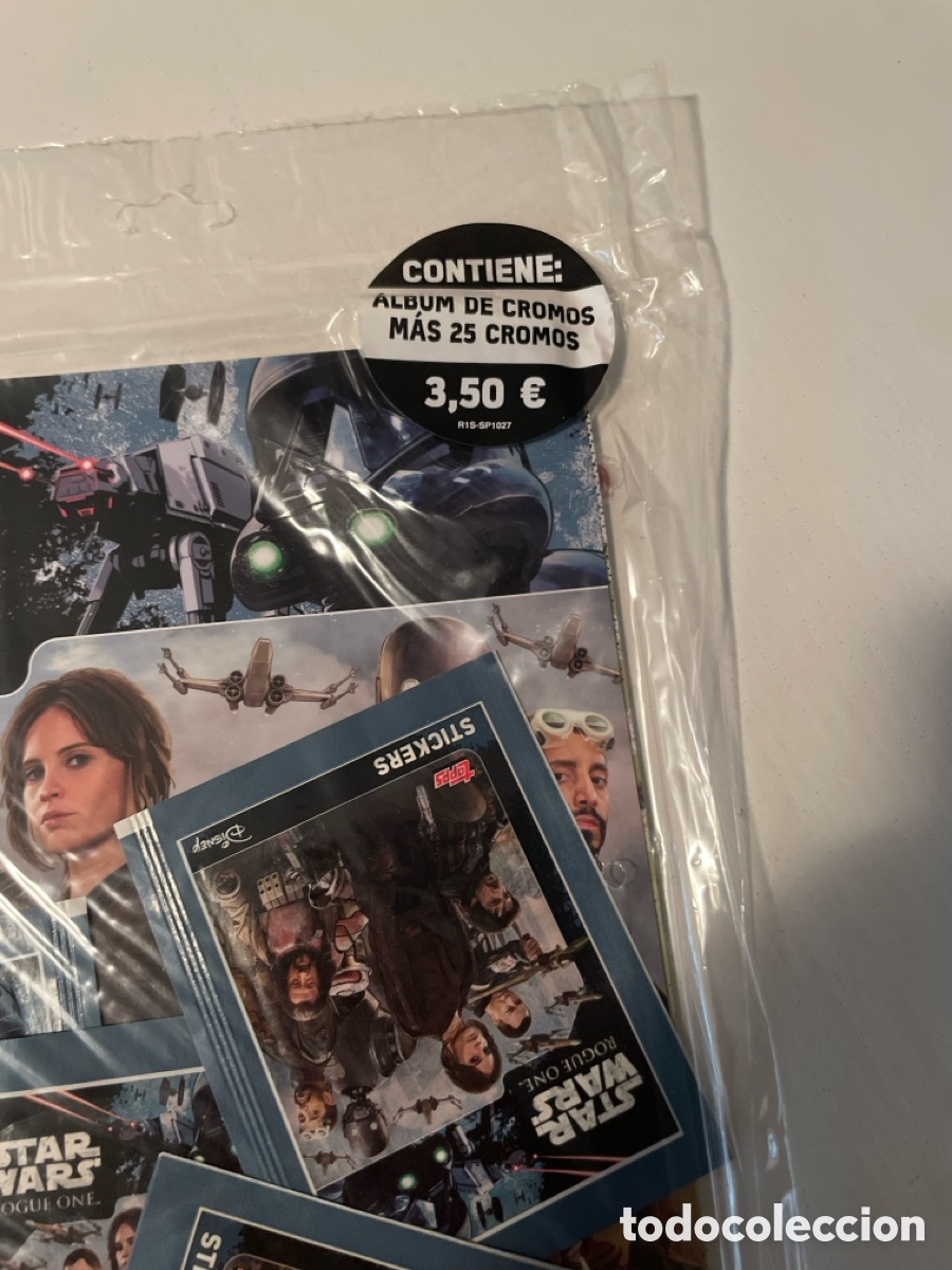 Coleccionismo &aacute;lbumes: STAR WARS ROGUE ONE PRECINTADO - Foto 2