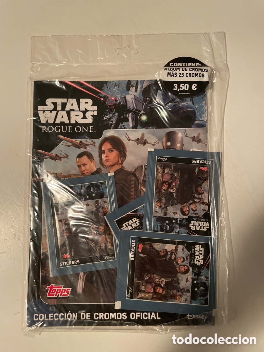 Coleccionismo &aacute;lbumes: STAR WARS ROGUE ONE PRECINTADO - Foto 4