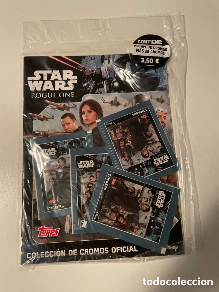 Coleccionismo &aacute;lbumes: STAR WARS ROGUE ONE PRECINTADO - Foto 1