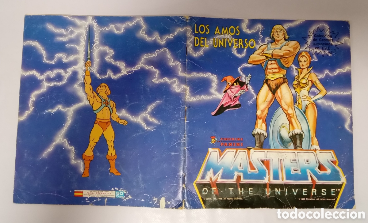 Sammeln Sammelalben: &Aacute;lbum de cromos Masters of the universe Panini