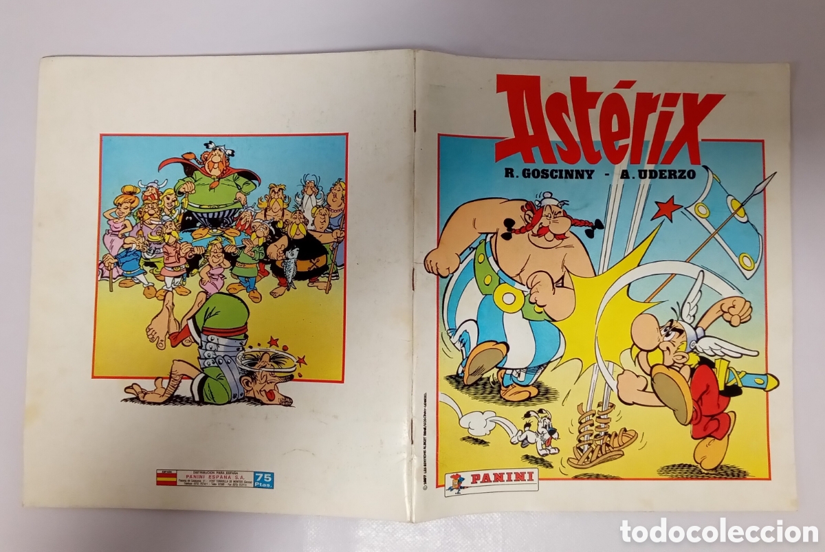 Coleccionismo &Aacute;lbumes: &Aacute;lbum de cromos Asterix Panini a&ntilde;o 1987