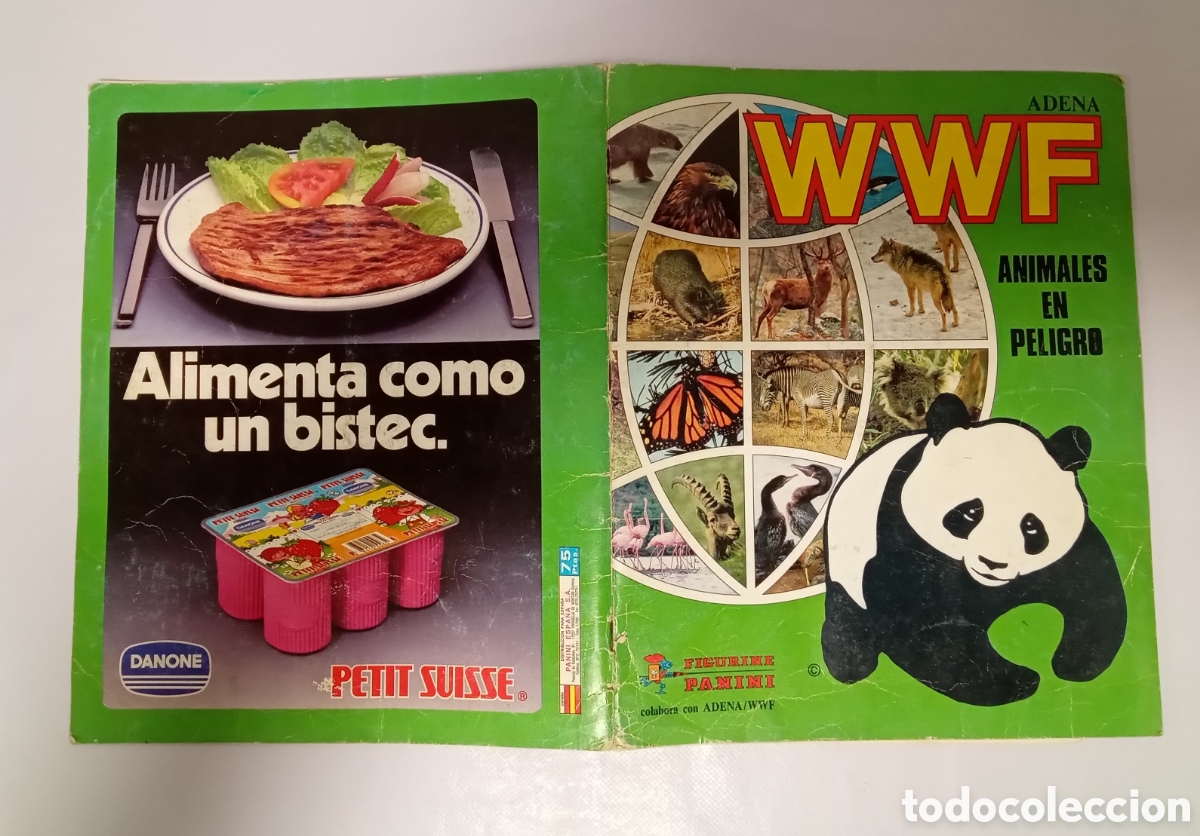 Sammeln Sammelalben: &Aacute;lbum de cromos Adena WWF animales en peligro Panini