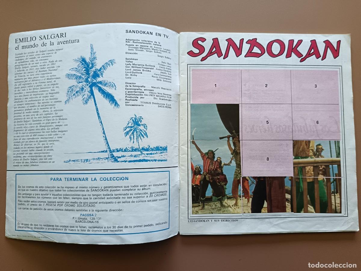 Coleccionismo &aacute;lbumes: SANDOKAN. ED.PANINI. - Foto 2