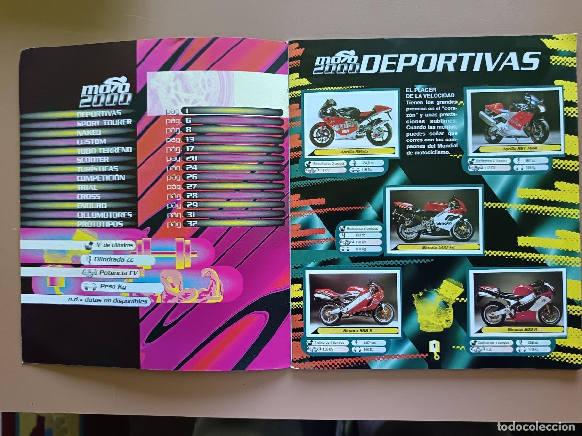 Coleccionismo &aacute;lbumes: MOTO 2000. ED.PANINI - Foto 2