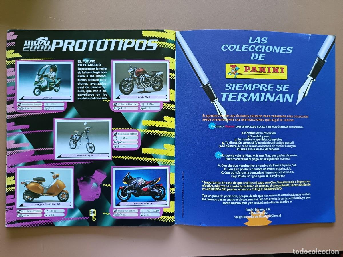 Coleccionismo &aacute;lbumes: MOTO 2000. ED.PANINI - Foto 9