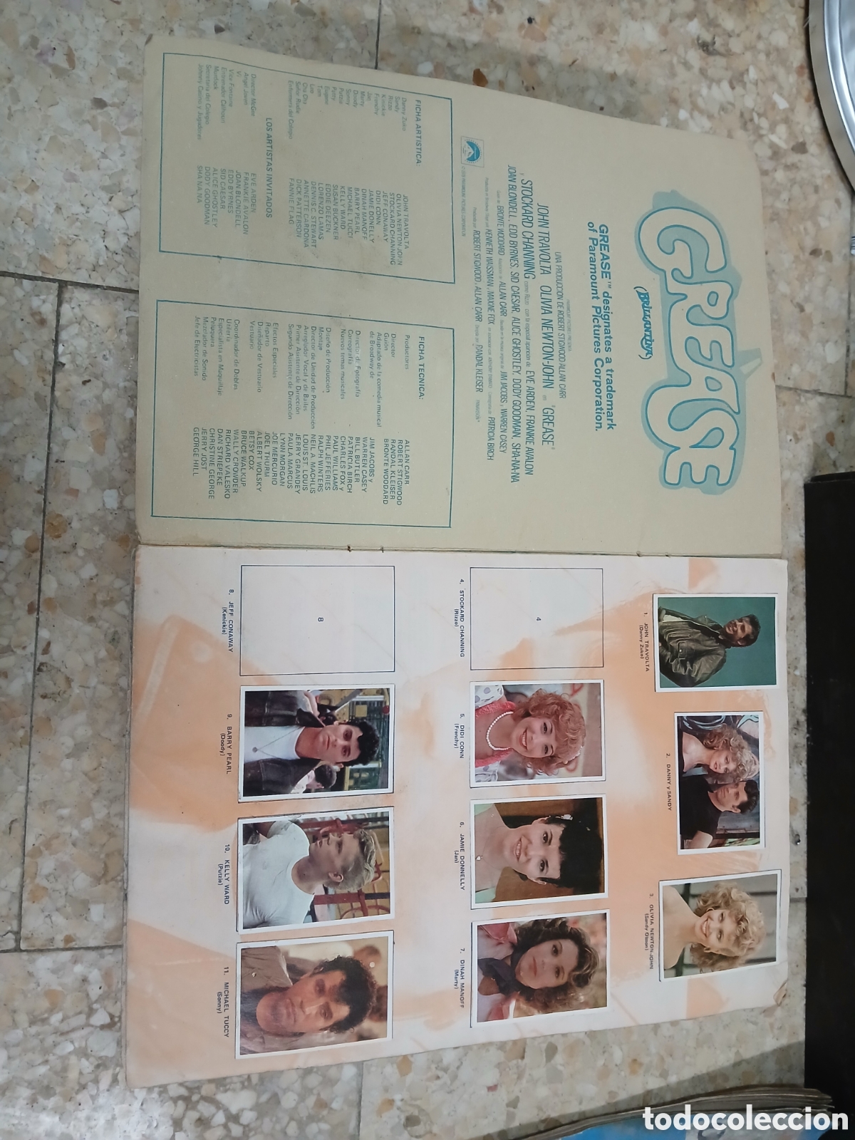 Coleccionismo &aacute;lbumes: &Aacute;lbum incompleto grease - Foto 2