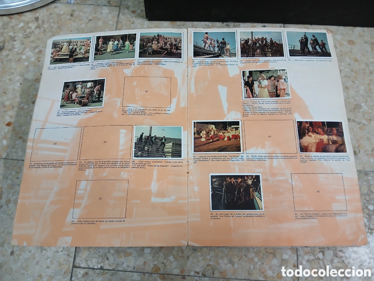 Coleccionismo &aacute;lbumes: &Aacute;lbum incompleto grease - Foto 4