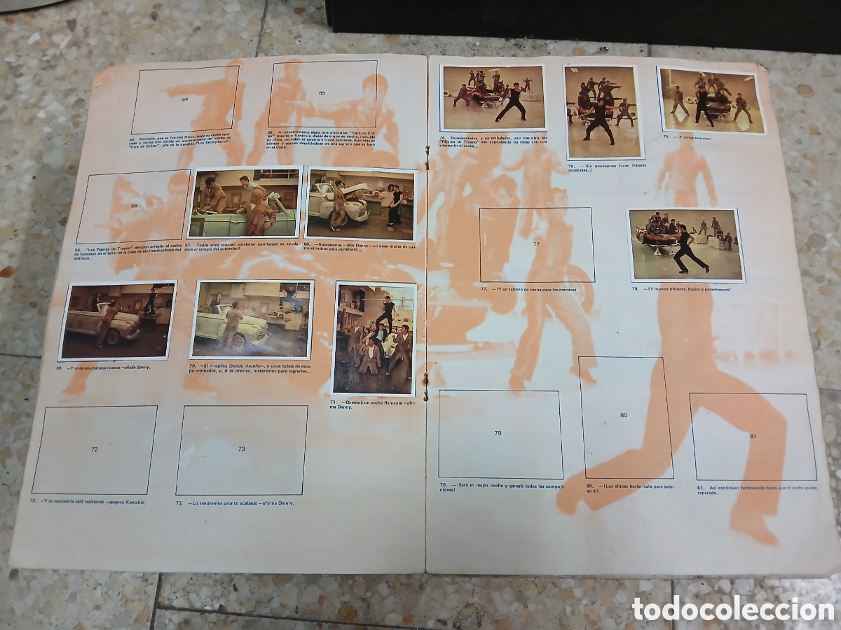 Coleccionismo &aacute;lbumes: &Aacute;lbum incompleto grease - Foto 6
