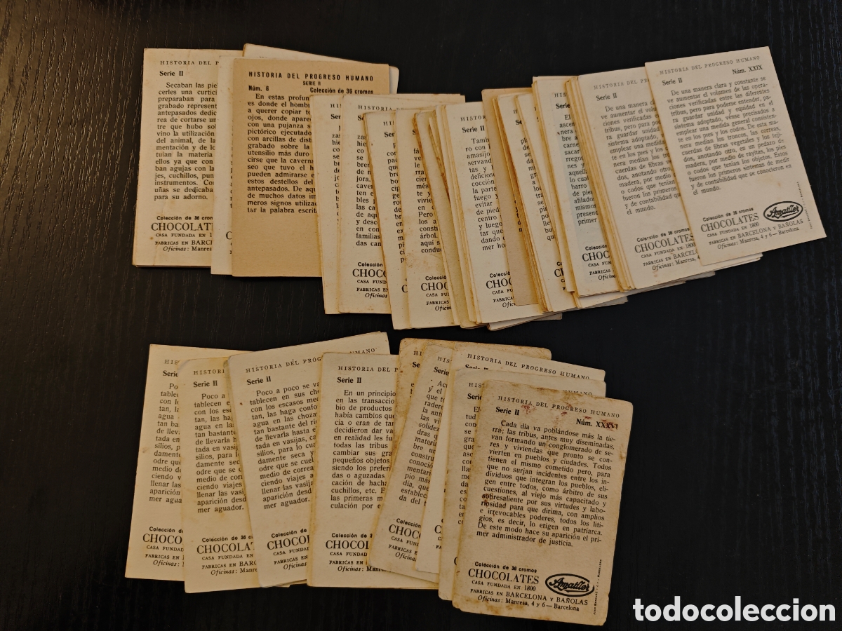 Coleccionismo &aacute;lbumes: 90 cromos historia del progreso humano serie II - Foto 2