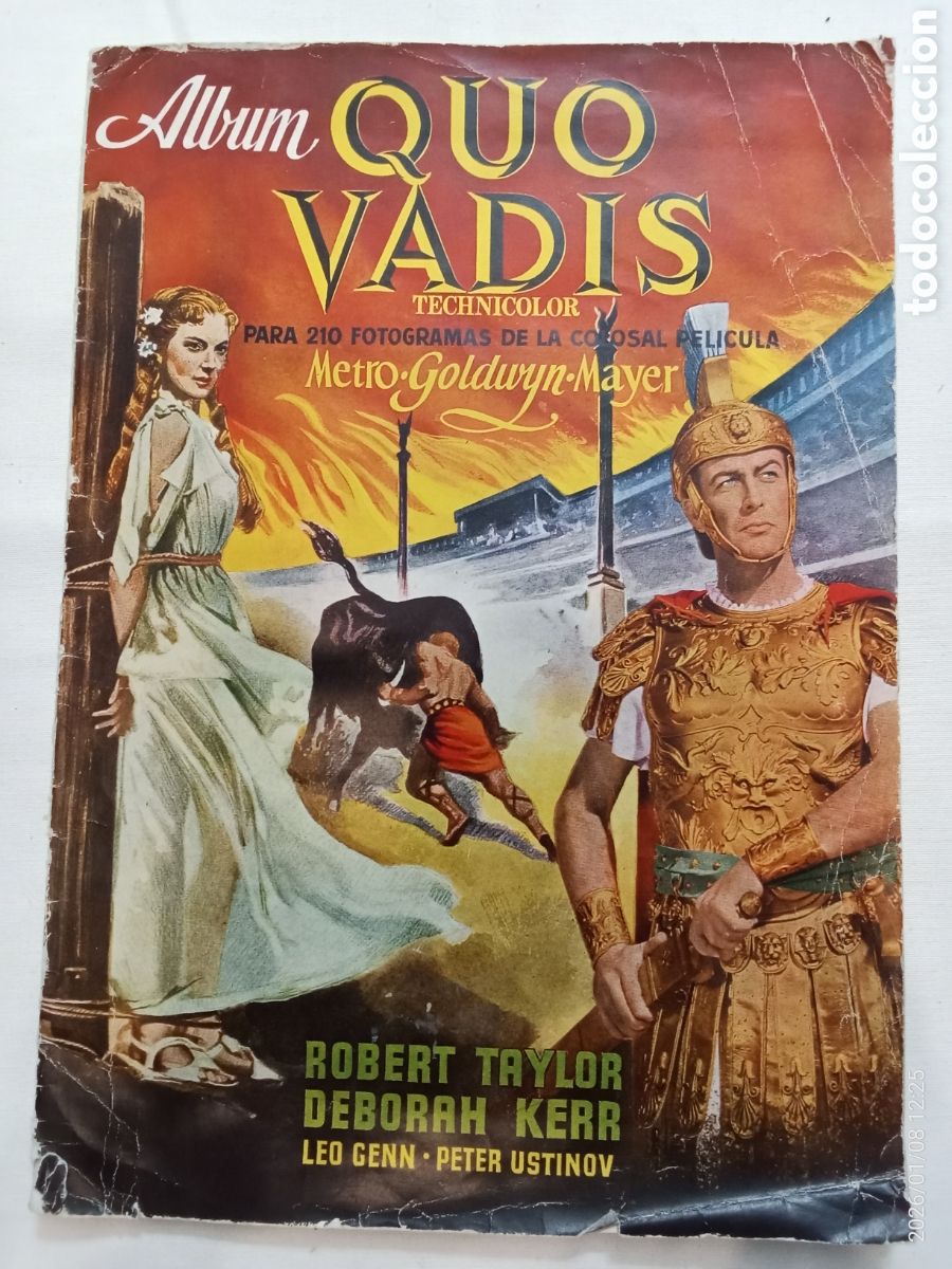 Collezionismo Album: &Aacute;lbum Quo vadis ediciones cl&iacute;per 1954 inc/50%
