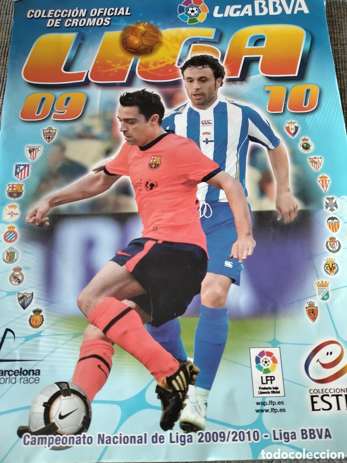 Collectionnisme Albums: Album Liga 2009-10 Incompleto