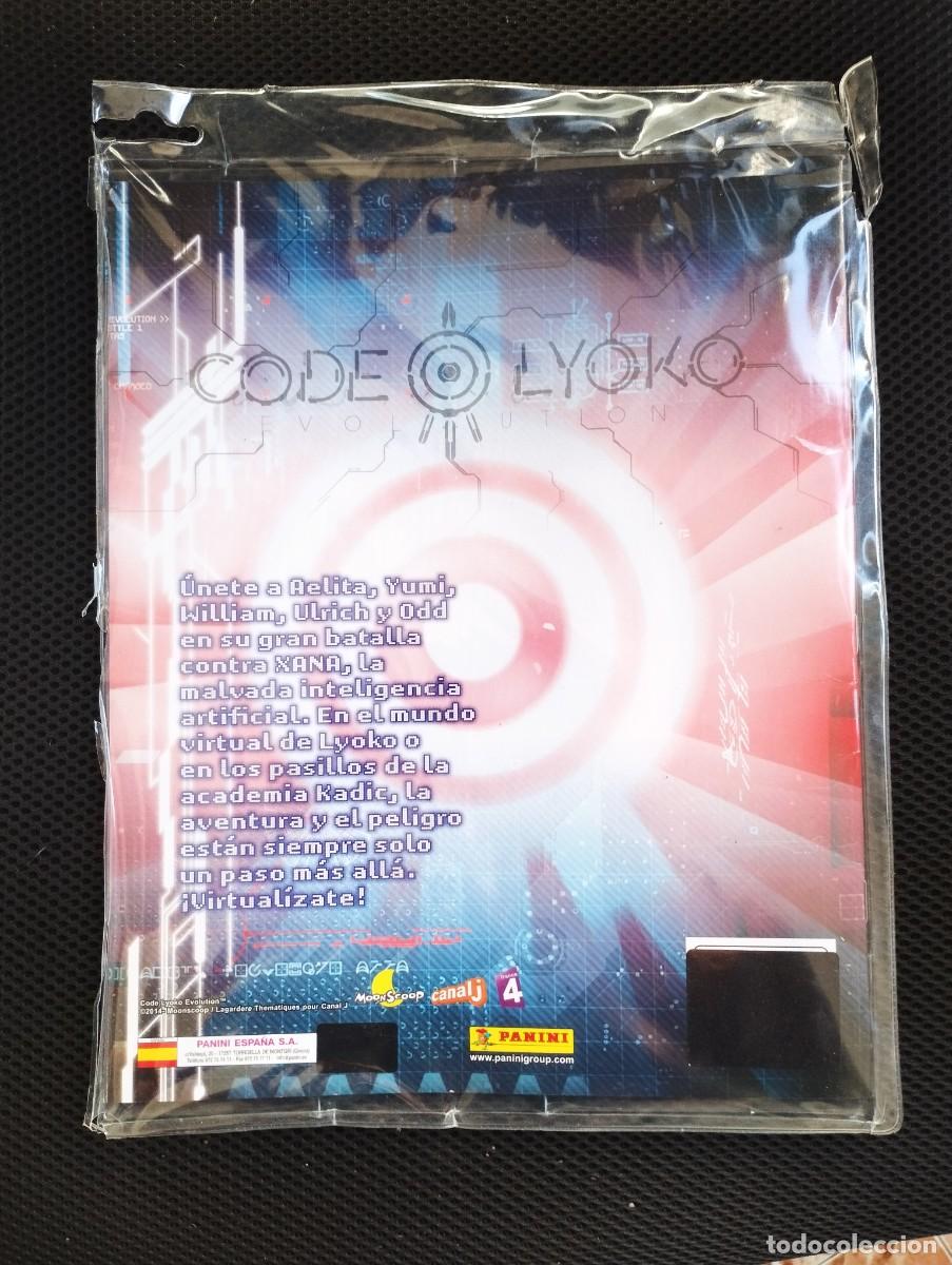 Coleccionismo &aacute;lbumes: ALBUM CODE LYOKO DE PANINI EN SU BLISTER 2014 - Foto 2