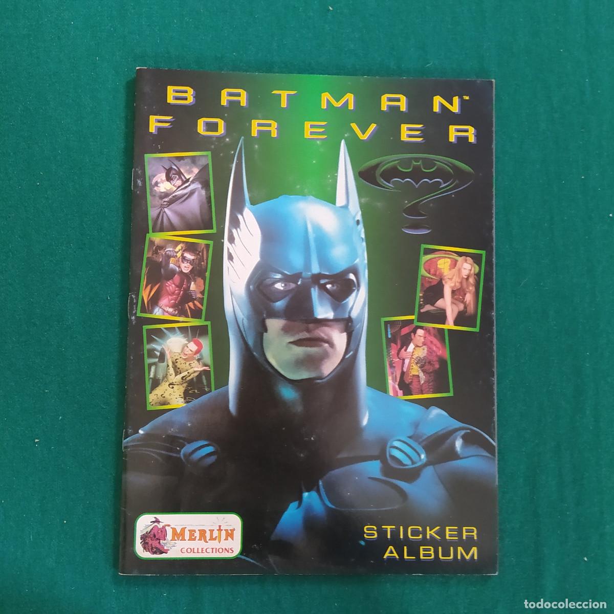 Coleccionismo &aacute;lbumes: BATMAN FOREVER MERLIN VACIO - Foto 1