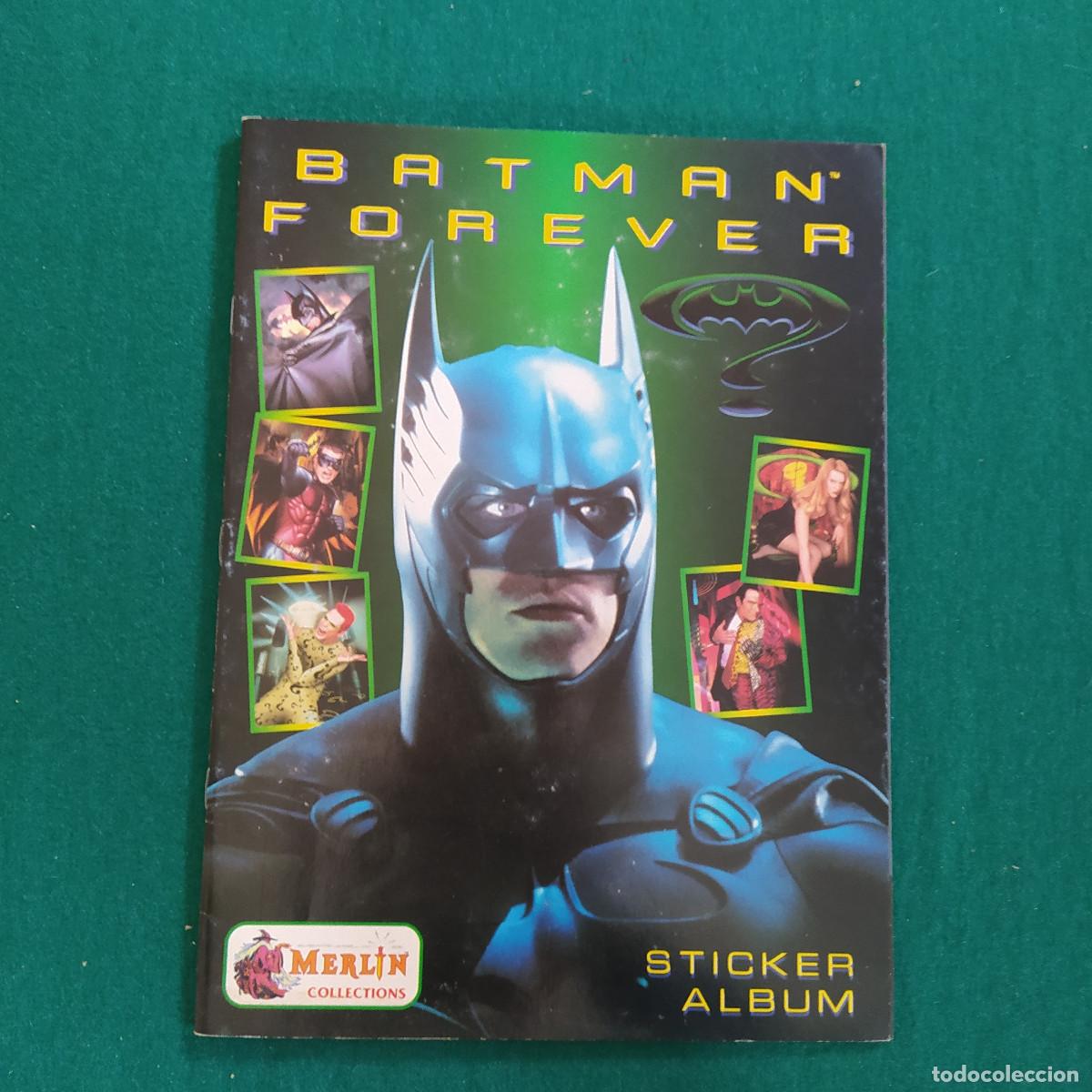 Coleccionismo &aacute;lbumes: BATMAN FOREVER MERLIN VACIO - Foto 2