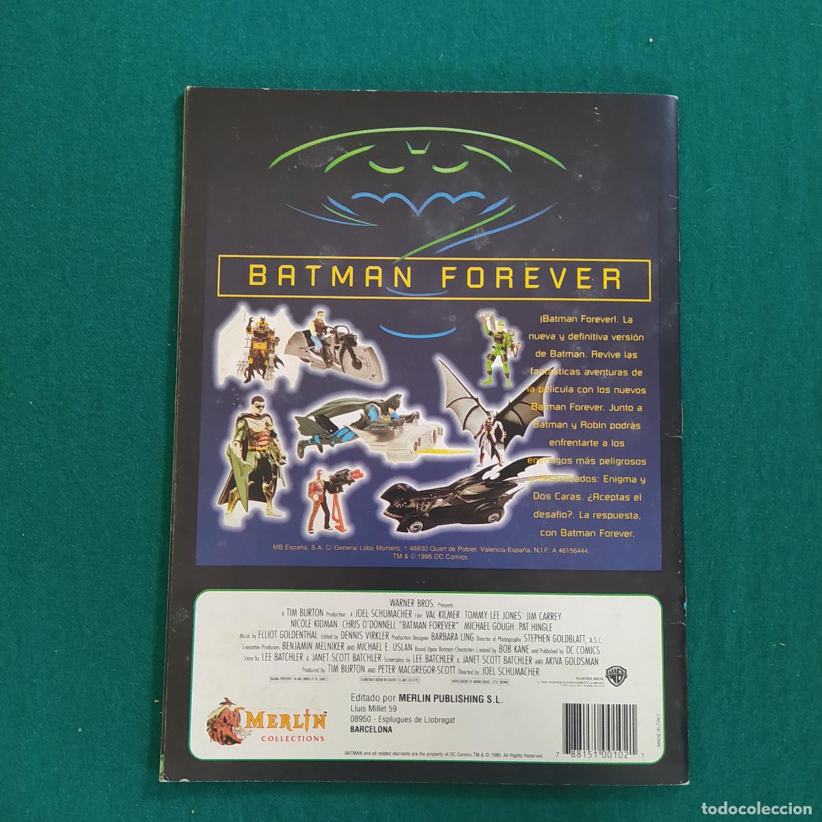 Coleccionismo &aacute;lbumes: BATMAN FOREVER MERLIN VACIO - Foto 3