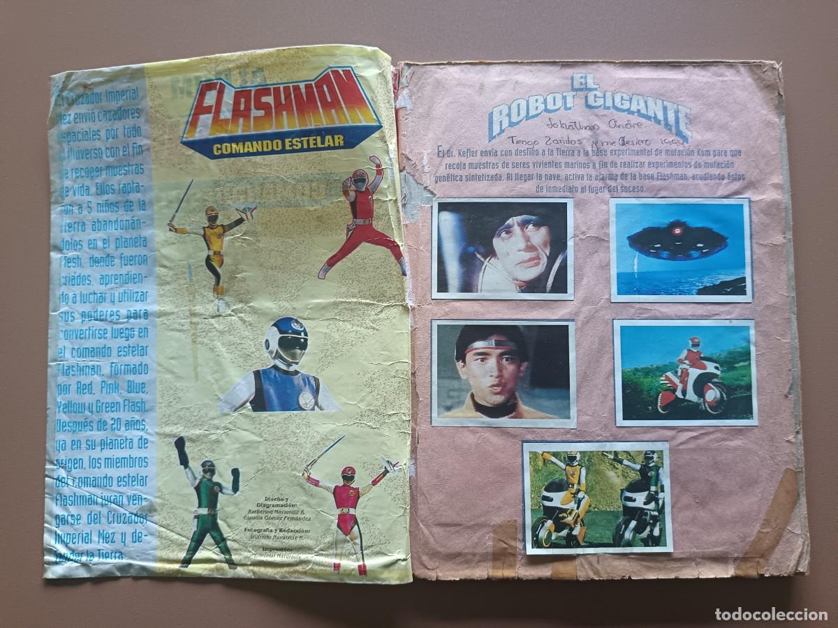 Coleccionismo &aacute;lbumes: FLASHMAN - COMANDO ESTELAR - PER&Uacute; - Foto 2