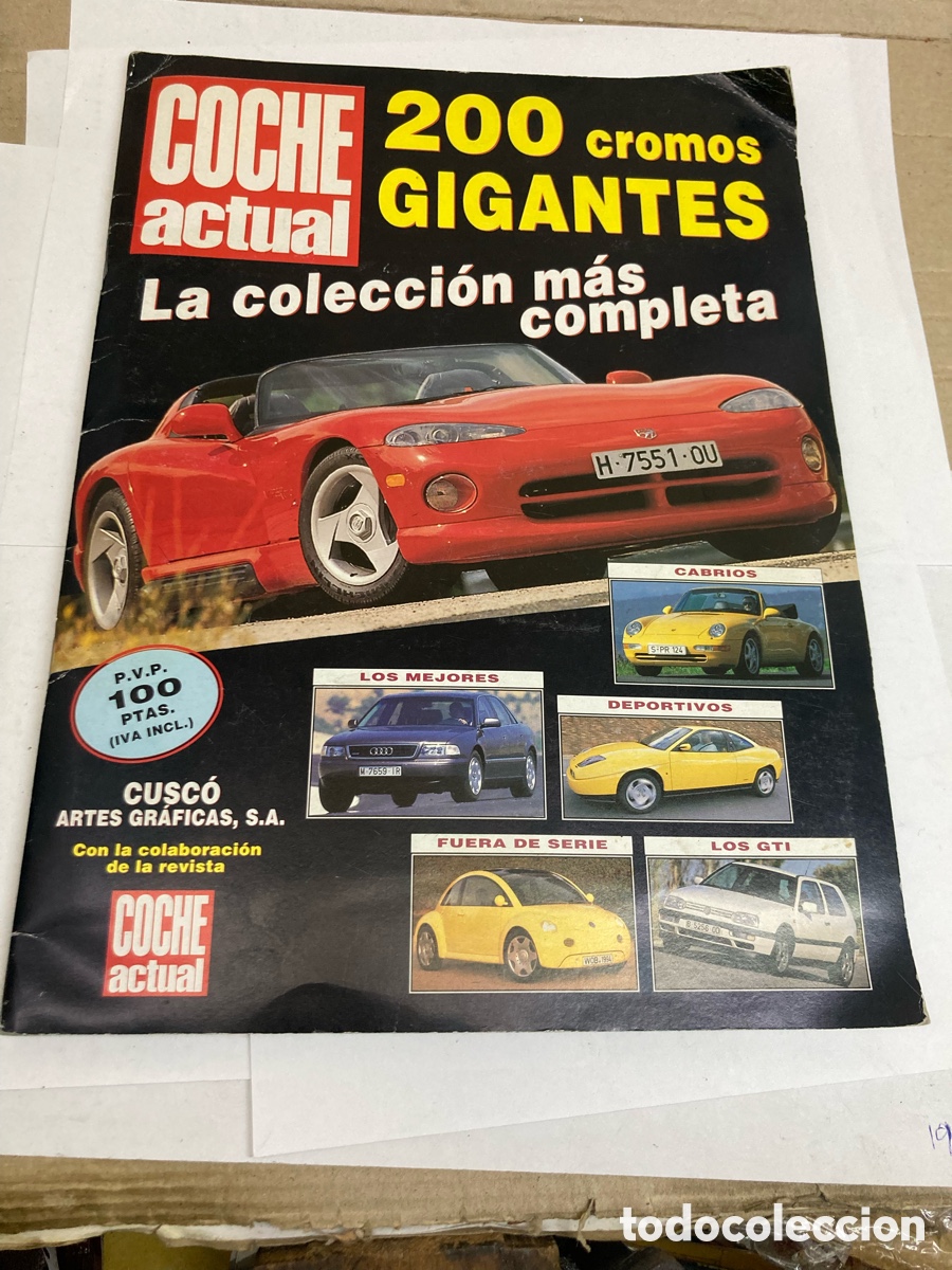 Coleccionismo &aacute;lbumes: Albun de coches antiguo/LIBRO4 - Foto 1