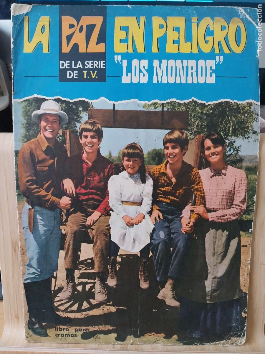 Collezionismo Album: LOS MONROE LA PAZ EN PELIGRO ED FHER 1967 ALBUM CROMOS CASI VACIO SOLO UN CROMO PEGADO