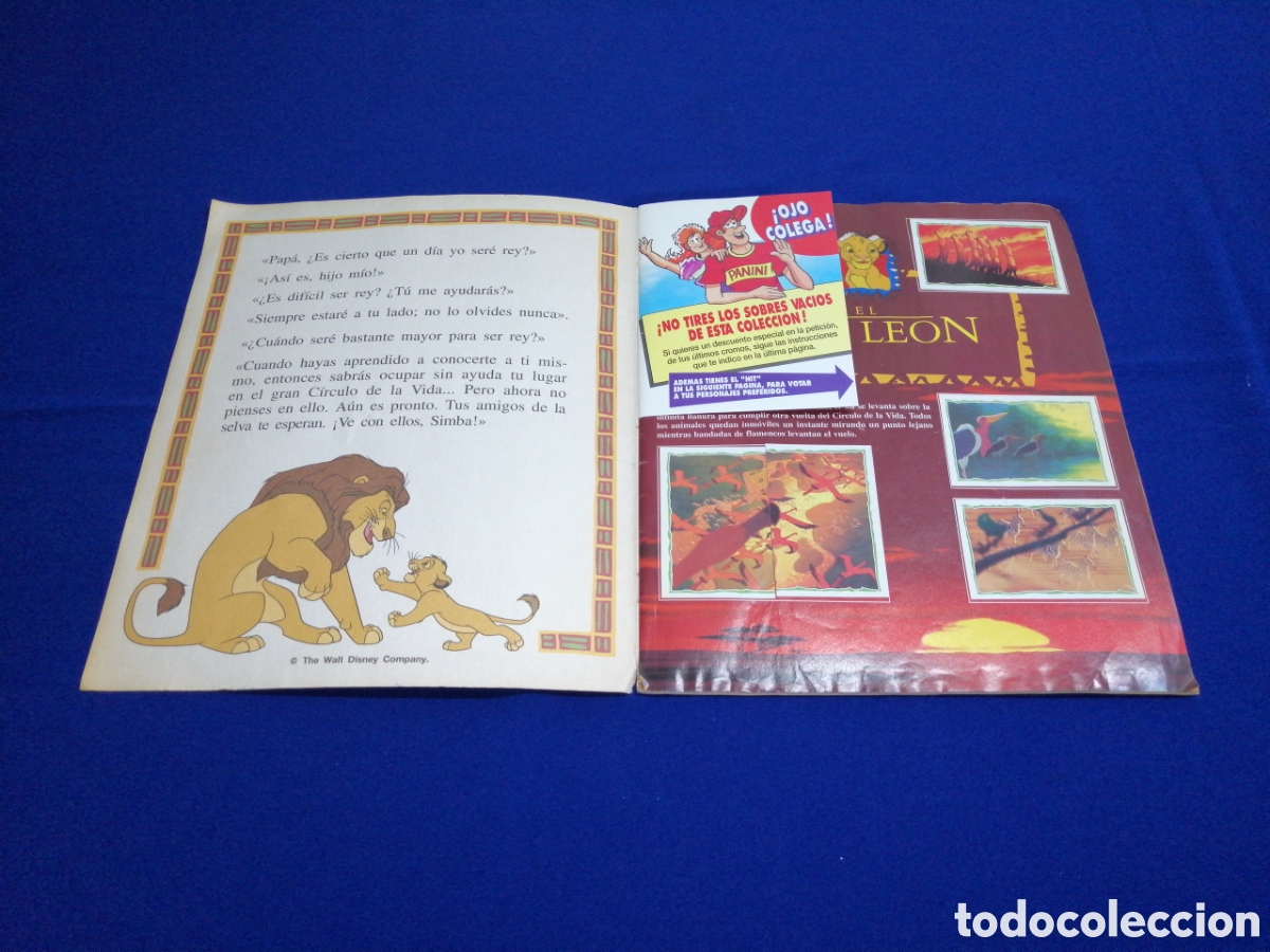 Coleccionismo &aacute;lbumes: EL REY LE&Oacute;N - PANINI - Foto 2