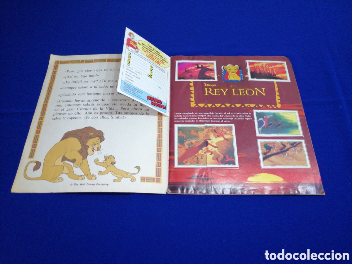 Coleccionismo &aacute;lbumes: EL REY LE&Oacute;N - PANINI - Foto 3