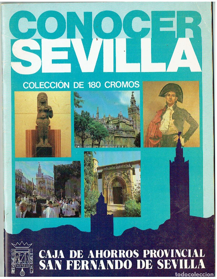 Colecionismo Cadernetas: CONOCER SEVILLA. CAJA DE AHORROS PROVINCIAL DE SEVILLA. SOLO &Aacute;LBUM. (C/A30)