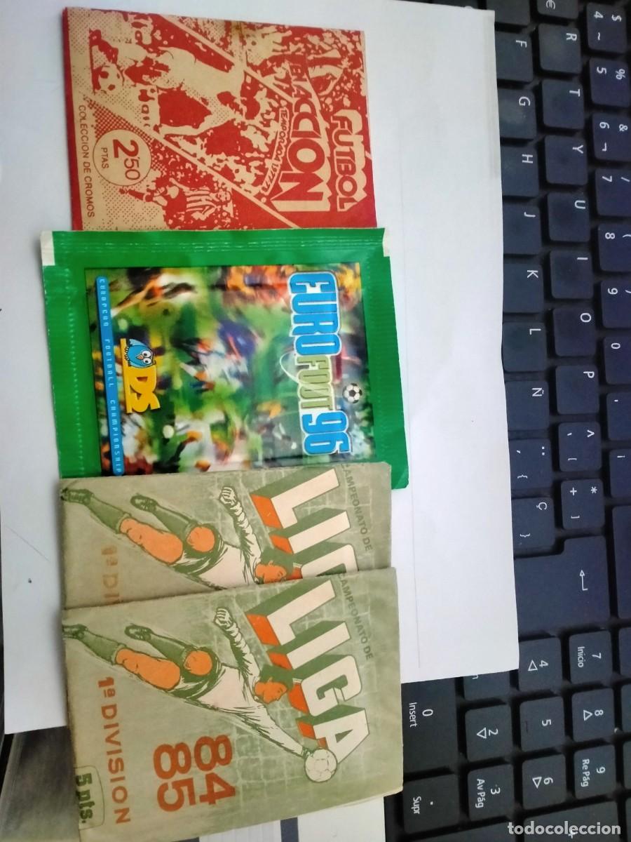 Collezionismo Album: cromos sobres de futbol 4 sobres sin abrir