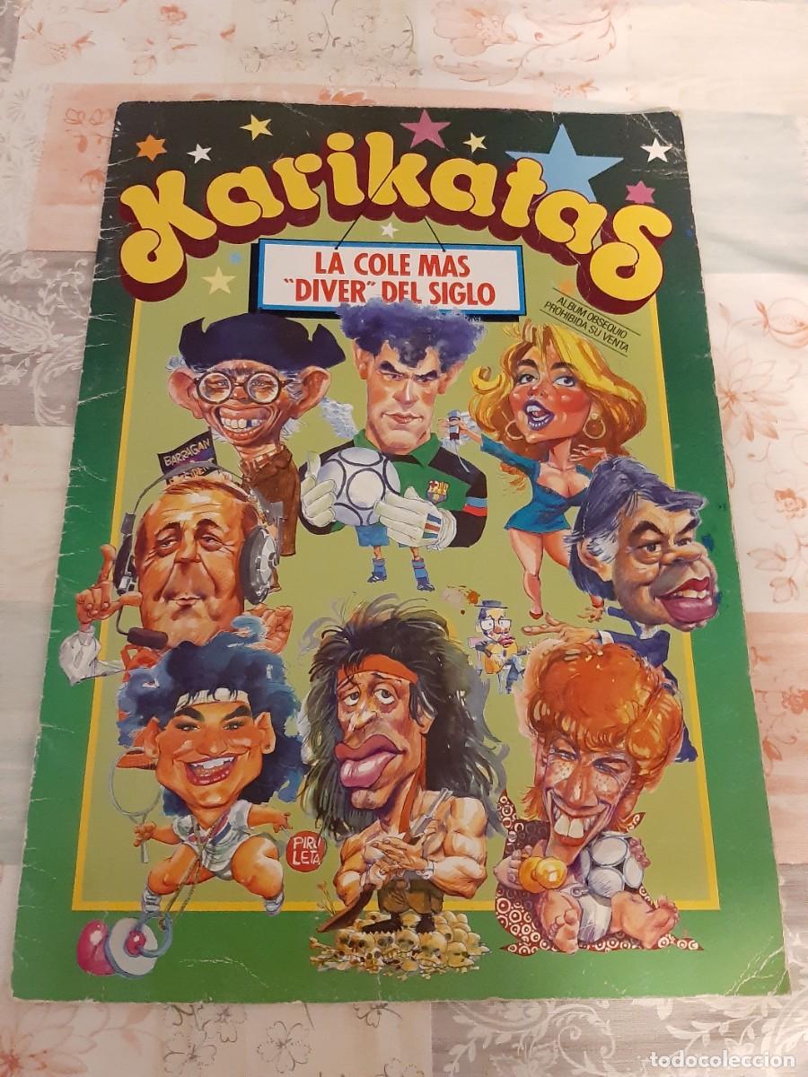 Collezionismo Album: &Aacute;LBUM KARIKATAS CASI PLANCHA SOLO TIENE 13 CROMOS (M-1)