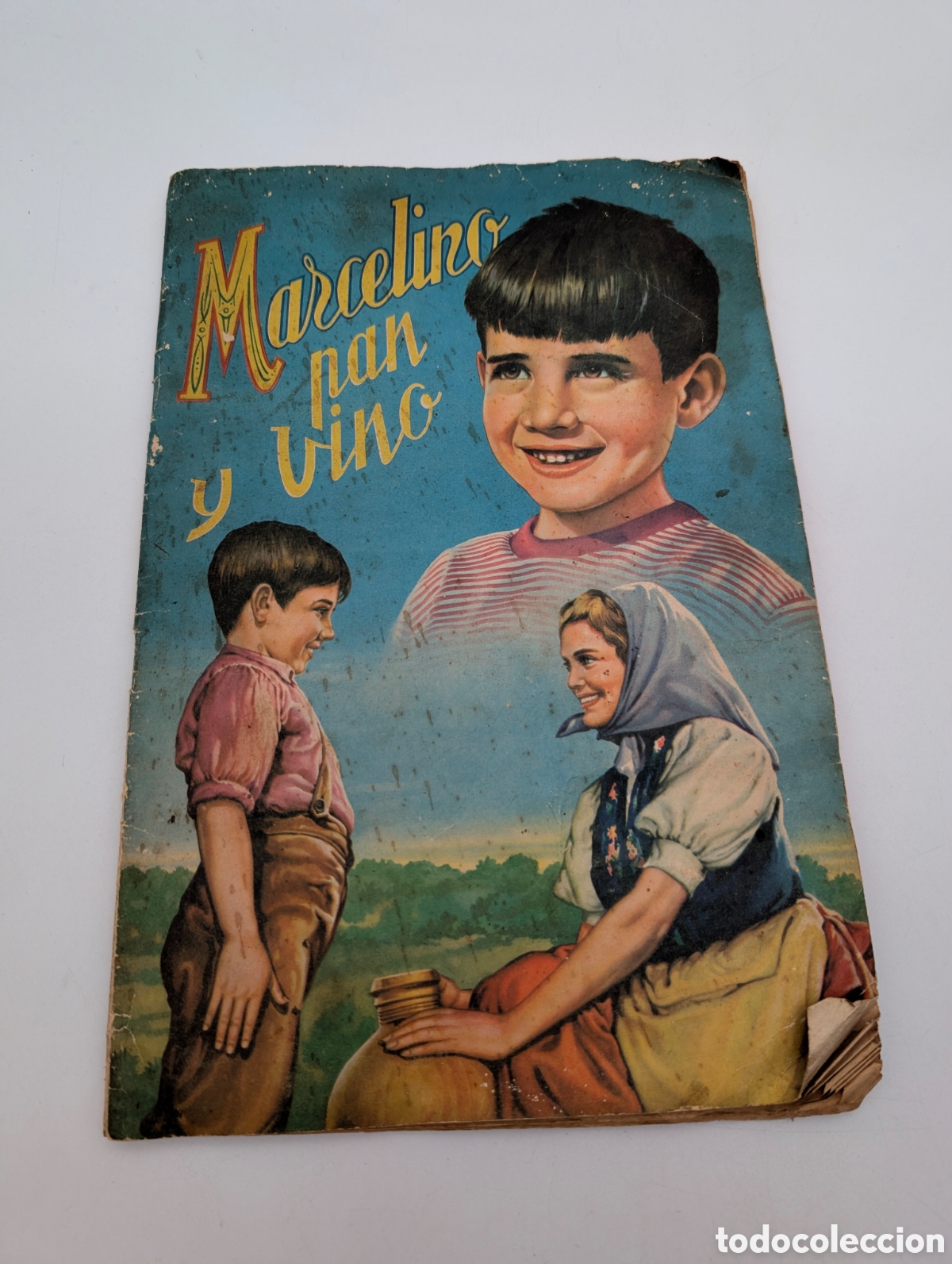 Colecionismo Cadernetas: ANTIGUO ALBUM PARA CROMOS MARCELINO PAN Y VINO JOSE MARIA SANCHEZ SILVA DE CINE CASI COMPLETO