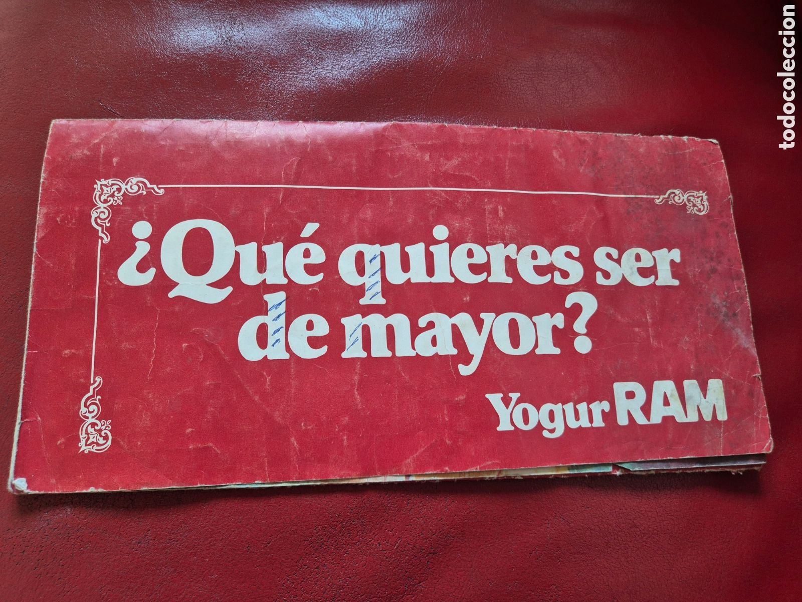 Collectable Incomplete Albums: &iquest;QUE QUIERES SER DE MAYOR? YOGUR RAM faltan 4
