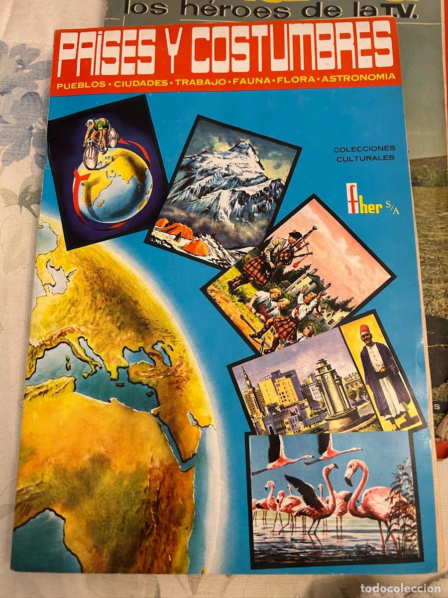 Collectable Incomplete Albums: paises y costumbres alnum con 270 xromos muy buen estado se puede llegar a vender sueltos