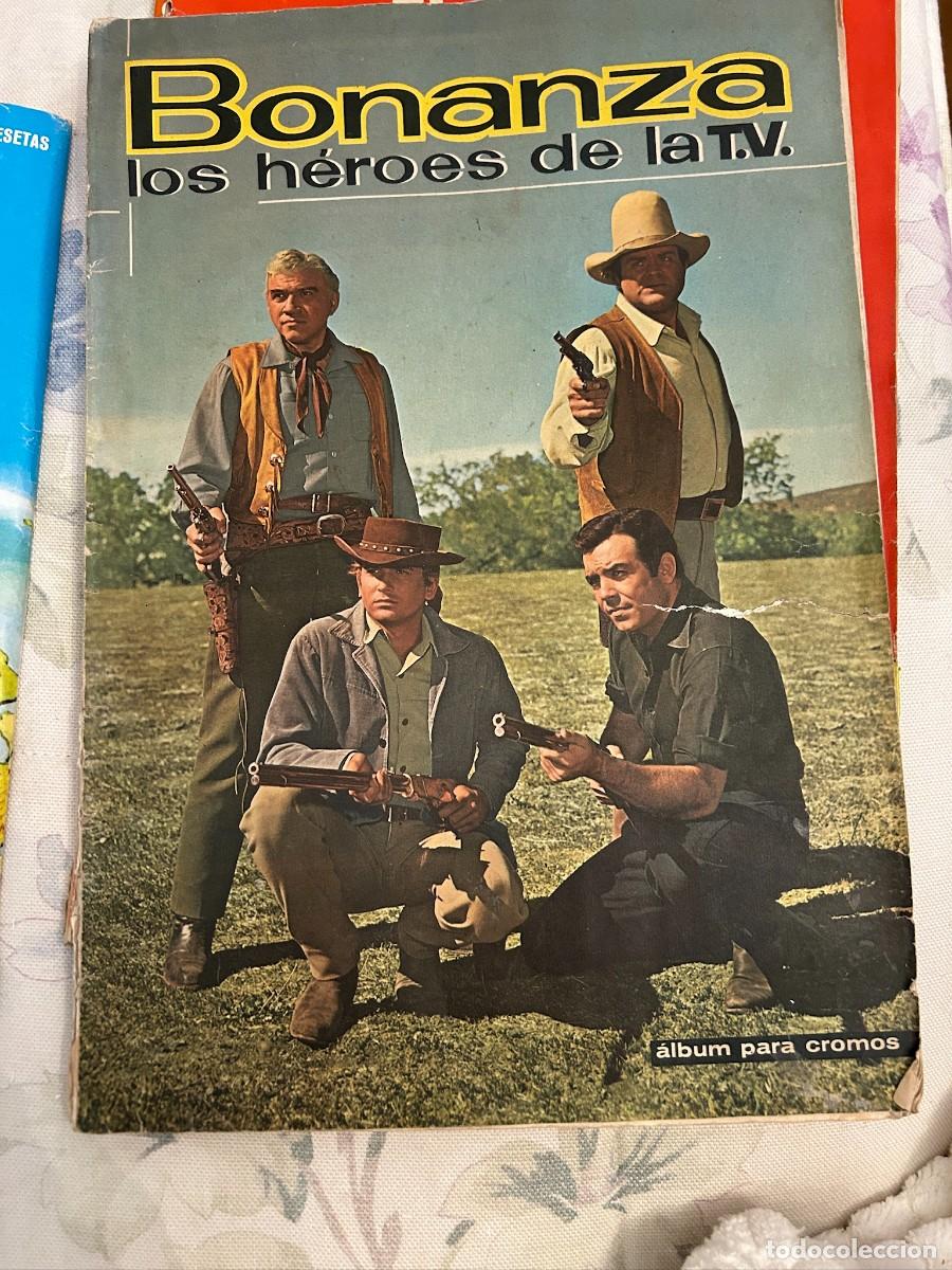 Collectable Incomplete Albums: bonanza los heroes de la tv album con mas de 100 cromos se puede llegar a vender sueltos
