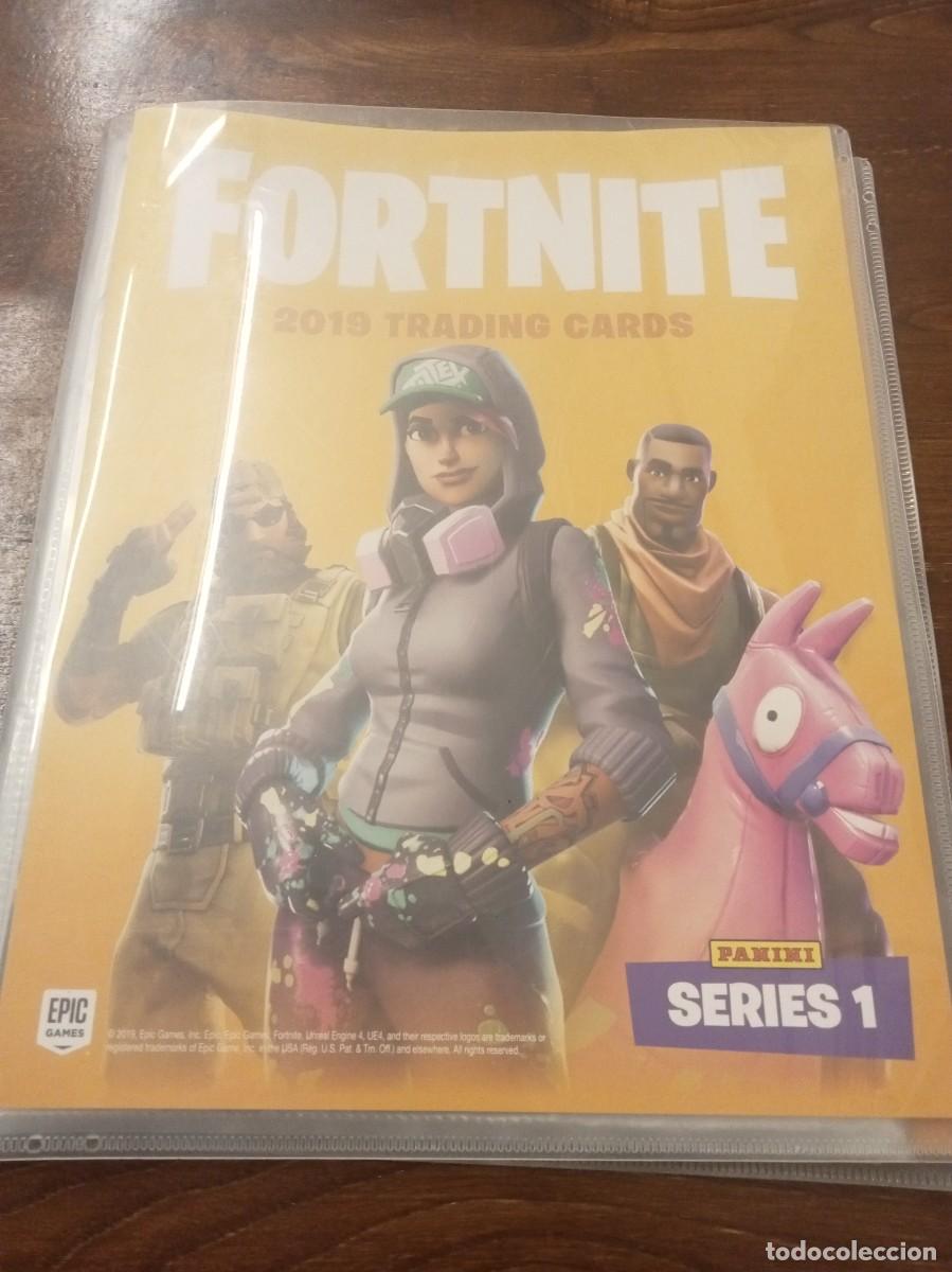 Collectable Incomplete Albums: FORTNITE SERIES 1 - &Aacute;LBUM INCOMPLETO CON 46 CARTAS - PANINI - A&Ntilde;O 2019.