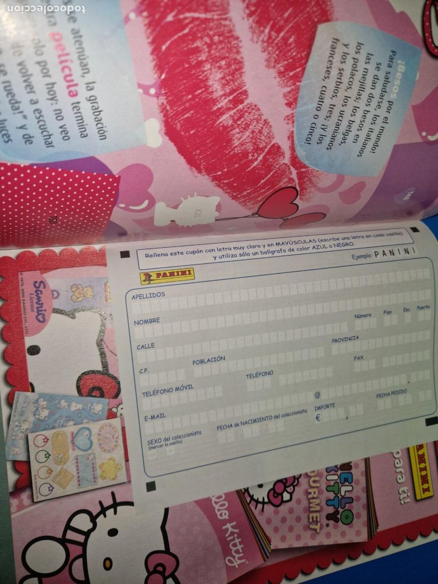 Coleccionismo &aacute;lbumes: hello kitty - A LBUM DE CROMOS VACIO - Foto 2