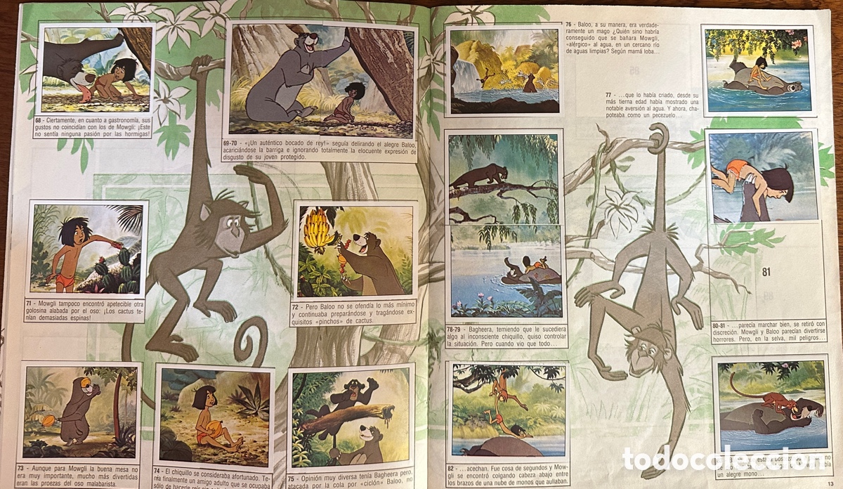 Coleccionismo &aacute;lbumes: &Aacute;lbum cromos El Libro de la Selva - Foto 3