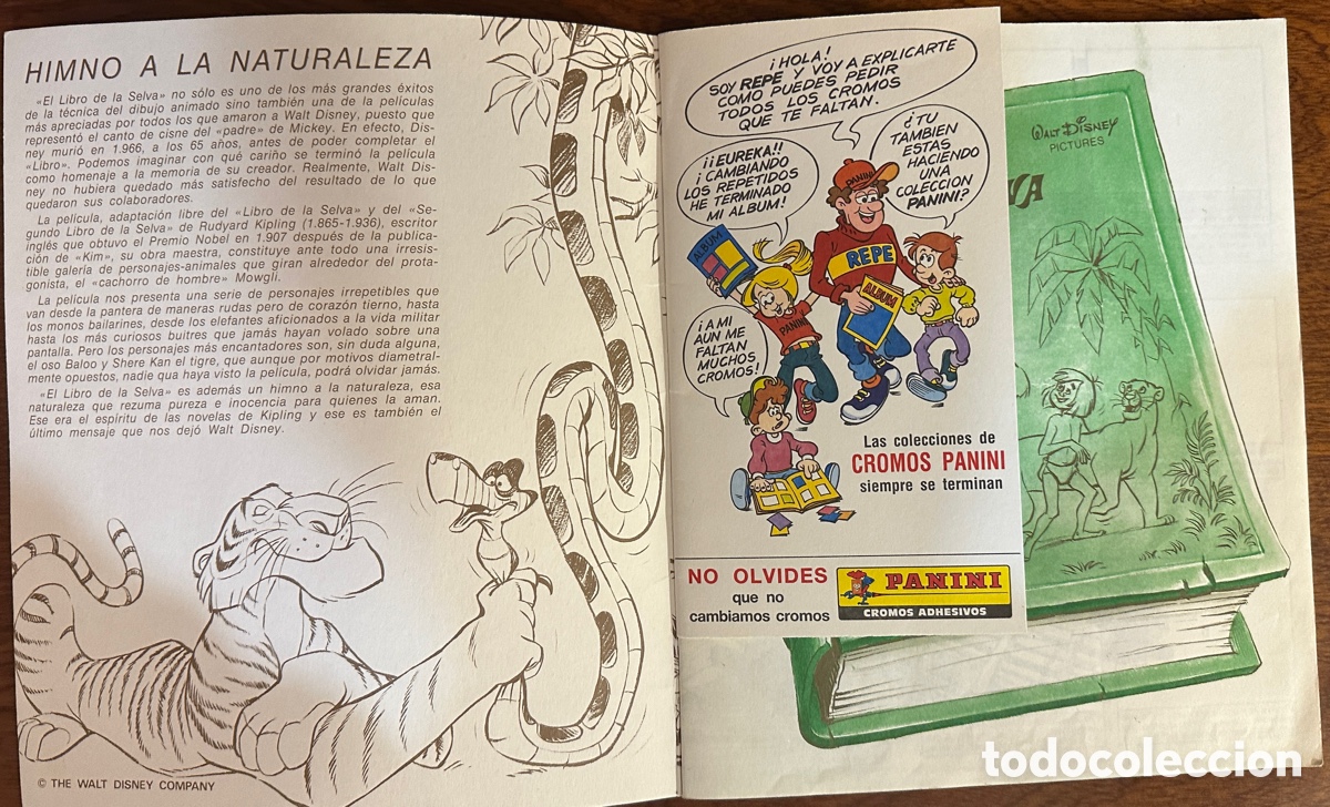 Coleccionismo &aacute;lbumes: &Aacute;lbum cromos El Libro de la Selva - Foto 4