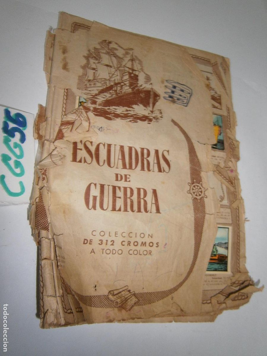 Coleccionismo &Aacute;lbumes: ANTIGUO ALBUM DE CROMOS - ESCUADRAS DE GUERRA