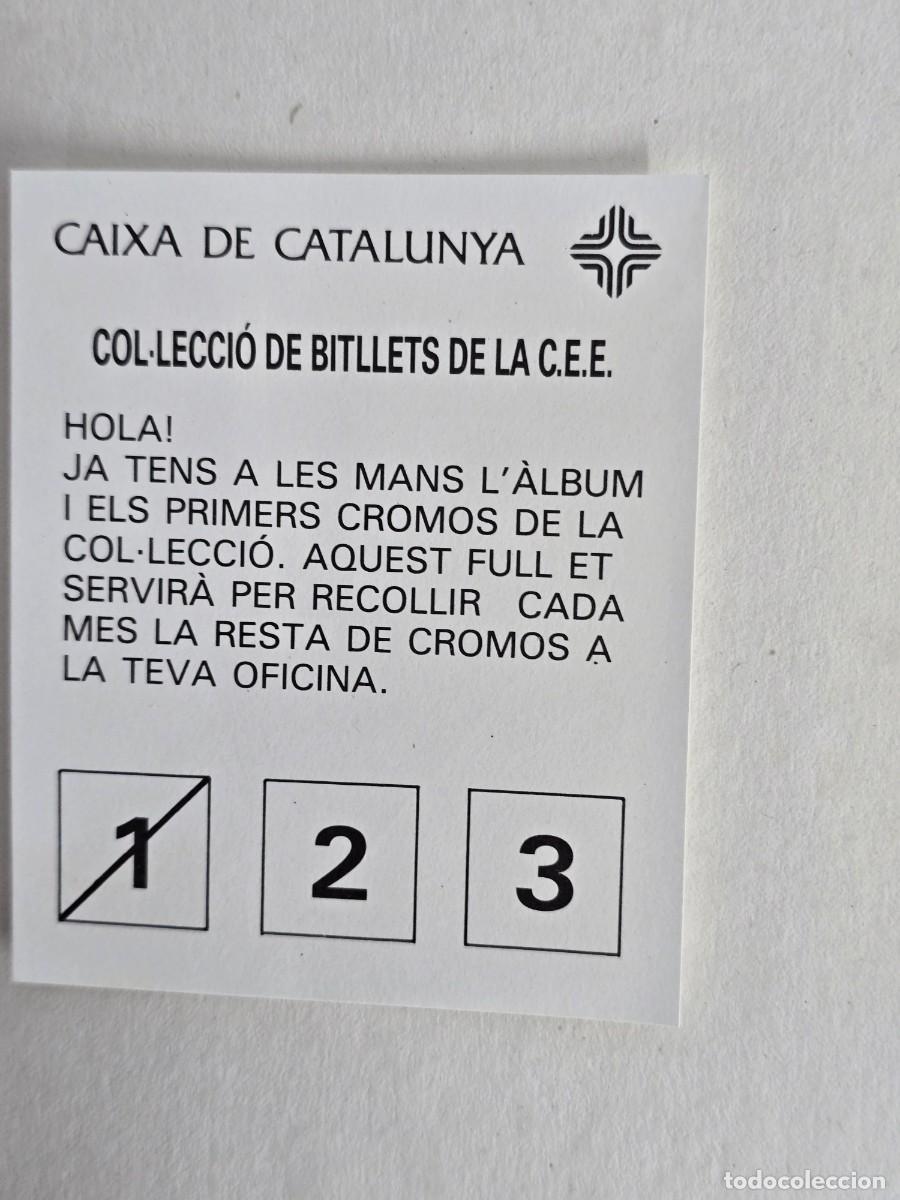 Coleccionismo &aacute;lbumes: Bitllets de la C.E.E. Caixa de Catalunya - Foto 8