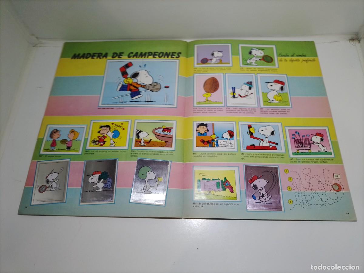 Coleccionismo &aacute;lbumes: albun de cromos de snoopy - Foto 12